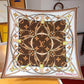 LV ULTIMATE MONOGRAM SCARF IN BROWN 90CM M77639