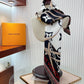 LV ULTIMATE MONOGRAM SCARF IN BLACK 90CM M76649