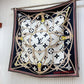 LV ULTIMATE MONOGRAM SCARF IN BLACK 90CM M76649