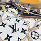 LV ULTIMATE MONOGRAM SCARF IN BLACK 90CM M76649