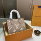 LV ONTHEGO BB BICOLOR MONOGRAM EMPREINTE DOVE GRAY AND CREAM 18CM M47054