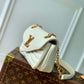 M20685 New Wave 21cm COWHIDE REAL LEATHER milk white