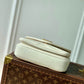 M20685 New Wave 21cm COWHIDE REAL LEATHER milk white