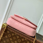 M20686 New Wave pink 21cm COWHIDE REAL LEATHER