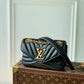 M20687 New Wave black 21cm COWHIDE REAL LEATHER discount