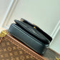 M20687 New Wave black 21cm COWHIDE REAL LEATHER