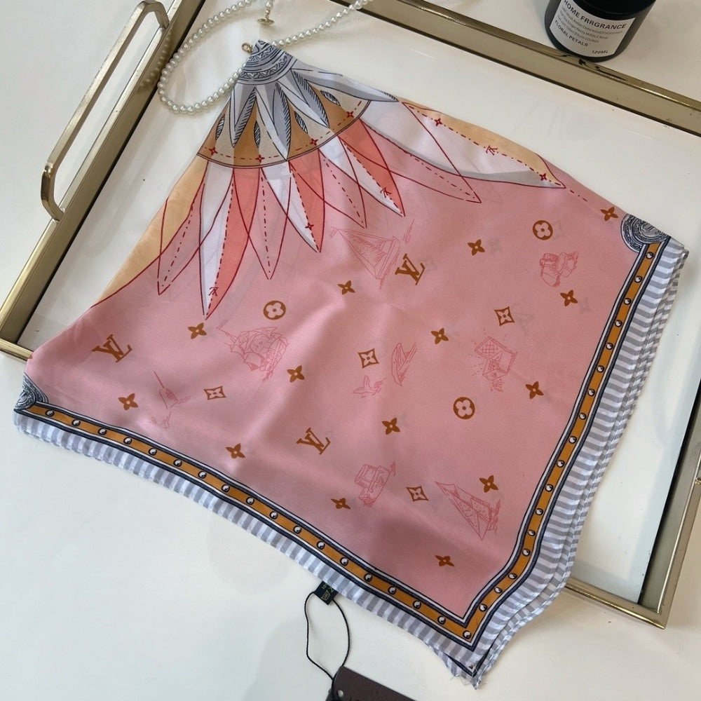 LV MAP IN ROSE CLAIR 70CM M79561