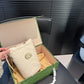 GG GG MARMONT MINI BUCKET BAG WHITE MATELASSÉ CHEVRON 12CM 575163 DTDRT 9022