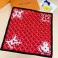 LV U SQUARE 45 IN RED 70CM