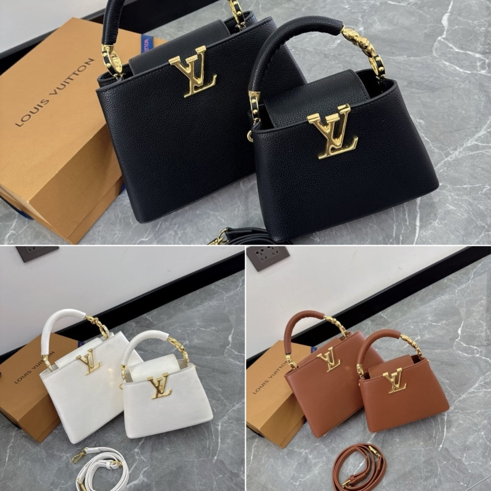 LV CAPUCINES BB BLACK 27CM M24698