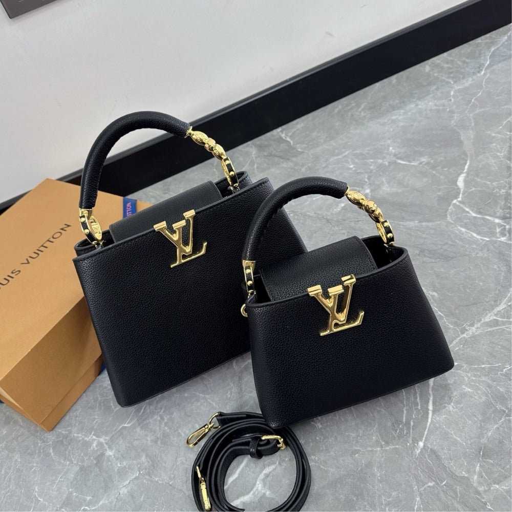 LV CAPUCINES BB BLACK 27CM M24698