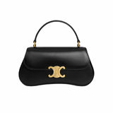 CELINE TEEN CELINE LOLA IN SHINY CALFSKIN BLACK 23CM 119533BF4 38NO