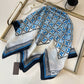 LV MONOGRAM FLOWER TILE IN BLUE 70CM