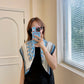 LV MONOGRAM FLOWER TILE IN BLUE 70CM