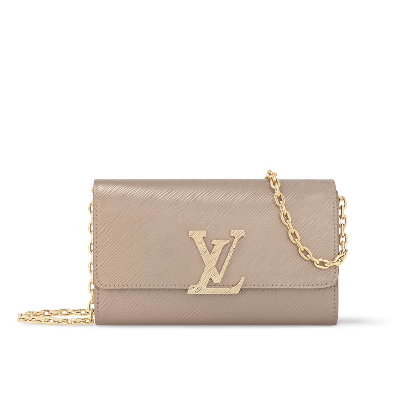 LV POCHETTE LOUISE BAG CHAMPAGNE 22CM M12789