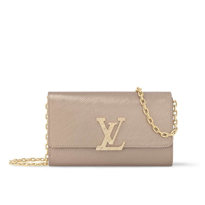LV POCHETTE LOUISE BAG CHAMPAGNE 22CM M12789