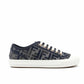 FD DOMINO FF DENIM LOW TOP SNEAKERS BLUE