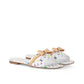 LV X TAKASHI MURAKAMI 6AM FLAT MULE WHITE 1AGZUV