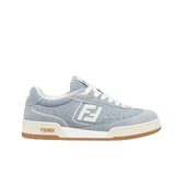 FD MATCH DENIM FABRIC AND SUEDE LOW TOPS LIGHT BLUE 8E8670ASB3F1SV1