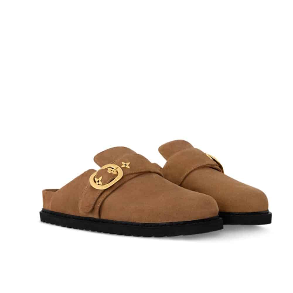LV COSY FLAT COMFORT CLOG TOBACCO BROWN 1AGVPD