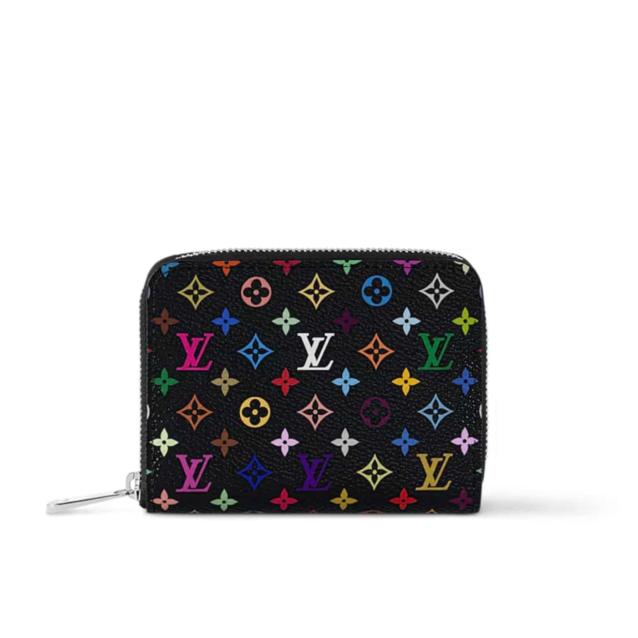 LV X MURAKAMI ZIPPY COIN PURSE BLACK 11CM M13409
