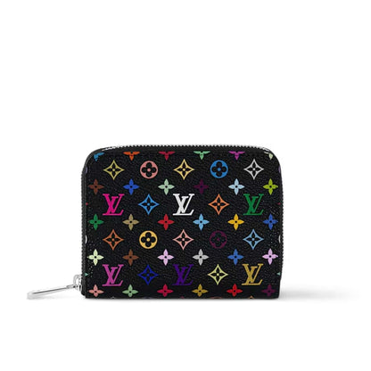 LV X MURAKAMI ZIPPY COIN PURSE BLACK 11CM M13409