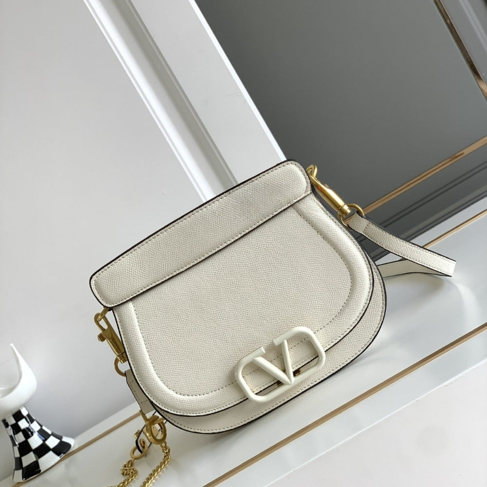 VO VSLING BAG IN GRAINED WHITE 22CM