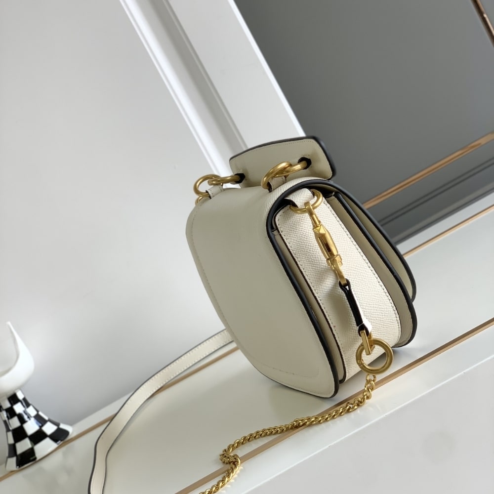 VO VSLING BAG IN GRAINED WHITE 22CM