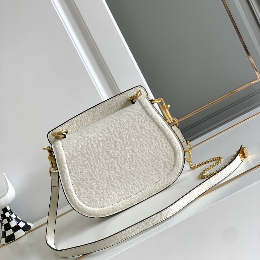 VO VSLING BAG IN GRAINED WHITE 22CM
