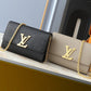 LV POCHETTE LOUISE BAG CHAMPAGNE 22CM M12789