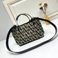 VO GARAVANI MEDIUM TOILE ICONOGRAPHE HANDBAG BLACK 25CM