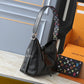 LV X TAKASHI MURAKAMI CARRYALL VIBE MM BLACK 29CM M13105