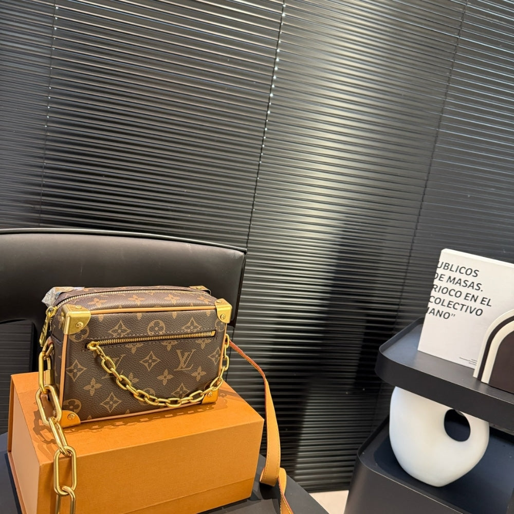 LV MINI SOFT TRUNK MONOGRAM BROWN 18CM