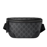 GG GG EMBLEM SMALL BELT BAG BLACK FABRIC 23CM ?821165 FAED9 1000