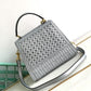 VO VLOGO TOP HANDLE BAG GREY 22CM