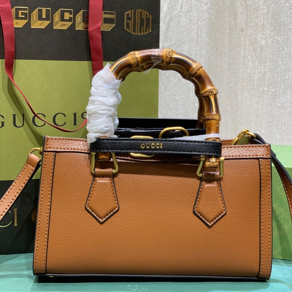 GG DIANA MINI TOTE CUIR LEATHER 27CM