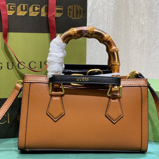 GG DIANA MINI TOTE CUIR LEATHER 27CM