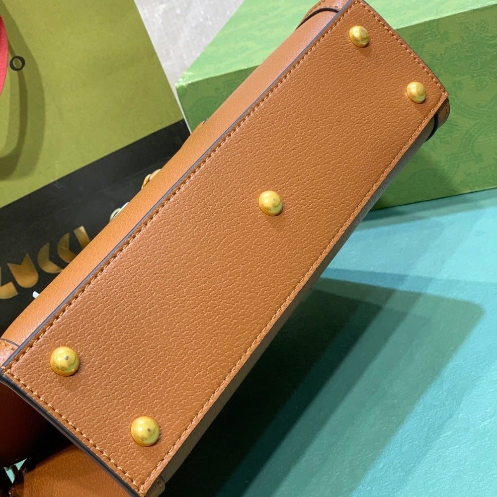 GG DIANA MINI TOTE CUIR LEATHER 27CM