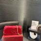 GG BLONDIE SMALL SHOULDER BAG ROSSO ANCORA RED 29CM 814952 AAEEY 6207