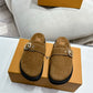 LV COSY FLAT COMFORT CLOG TOBACCO BROWN 1AGVPD