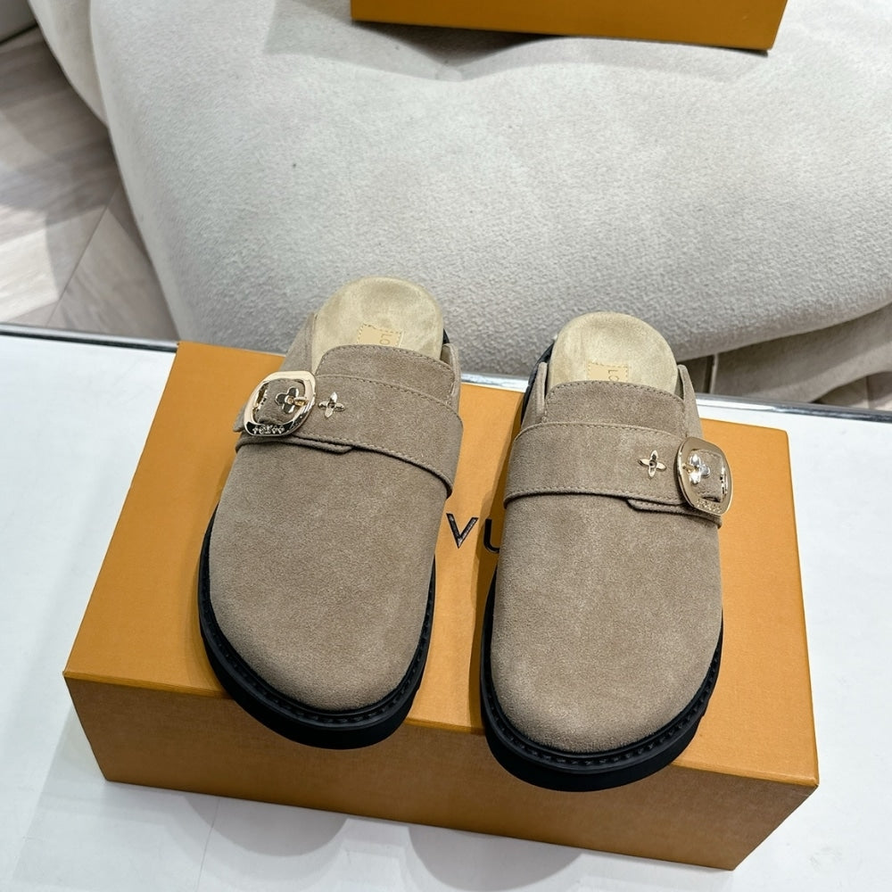 LV COSY FLAT COMFORT CLOG GREY