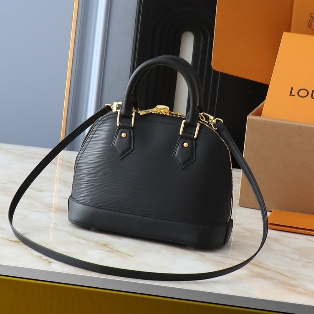 LV X MURAKAMI ALMA BB BLACK 23CM M13670
