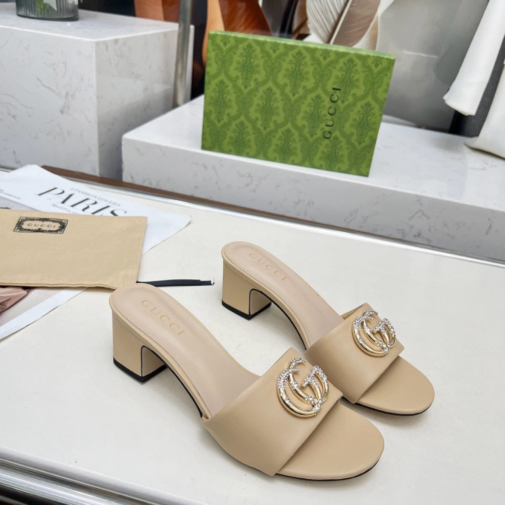 GG NOJUM WOMEN'S SLIDE SANDAL BEIGE