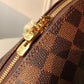 N41221 Alma BB 25cm Handbag shoulder bag Damier brown red inside