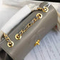 CC COCO MARK FLAP BAG GREY 22CM