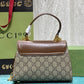 GG HORSEBIT 1955 MINI TOP HANDLE BAG LIGHT BROWN 22CM 703848 9AAAJ 8563