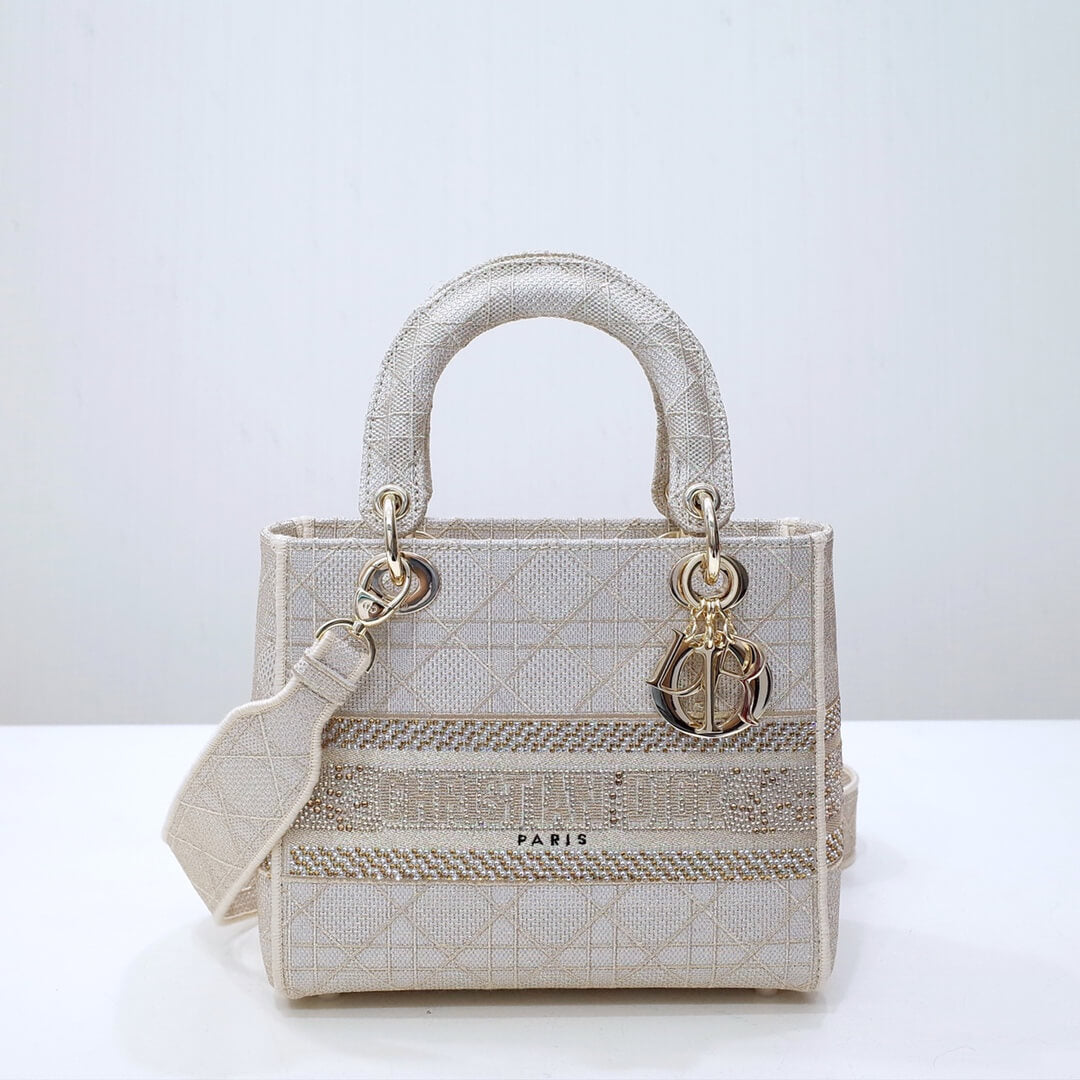 DIR 44532 Lady D-Lite Reverse Pearl White 24CM