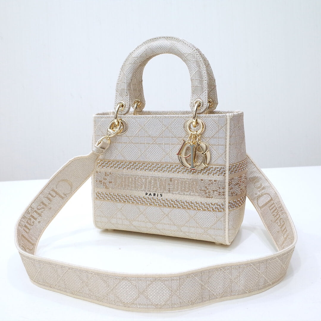 DIR 44532 Lady D-Lite Reverse Pearl White 24CM