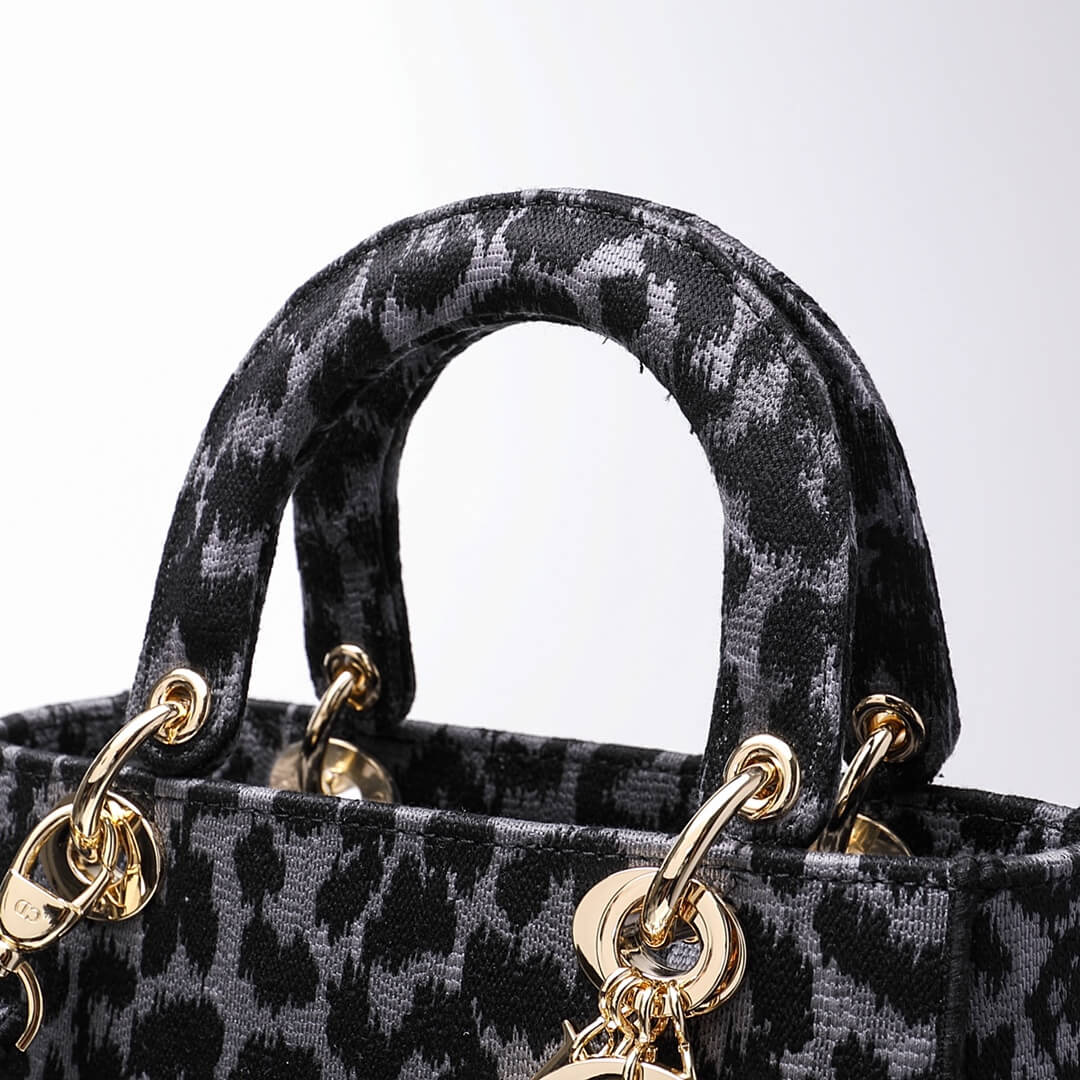 DIR 44532 Lady D-Lite mini 17cm 24cm Leopard Print black white-2