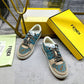 FD MATCH SNEAKERS BEIGE AND BLUE